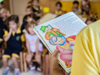 Daily life at a Primary School in Naples, Italy on September 06,2018 (