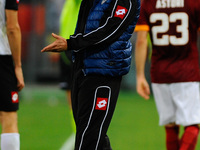 Pierpaolo Bisoli during the Serie A match between AS Roma and AC Cesena at Olympic Stadium, Italy on October 29, 2014. (