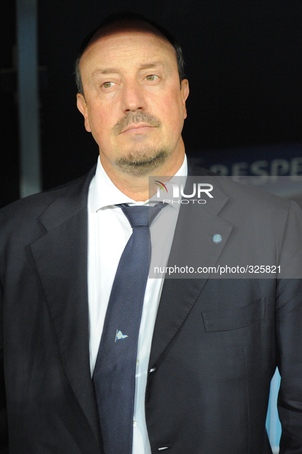 Head coach of ssc Napoli Rafael Benitez  during UEFA Europa League Group I match between SSC Napoli and BSC Young Boys Football / Soccer at...