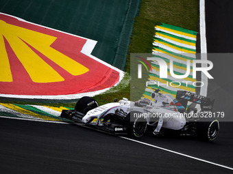 Williams' #7, Valtieri Bottas, qualified in 3rd position at the 2014 Brazilian GP of Formula 1ualify of the 2014 Brazilian GP of Formula 1 (
