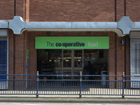 A sign for a UK Co-Operative Food store. (