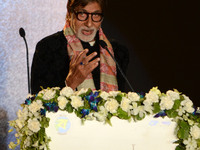Amitabh Bachchan  speaks during the inauguration of the Kolkata International Film Festival in Kolkata, India. (