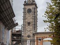 Civic Tower in L'Aquila, on November 12, 2014.
A court has upheld the appeals of six scientists and an official against their convictions fo...