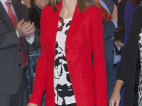  Queen Letizia of Spain attends the CSIC 75th anniversary event on November 24, 2014 in Madrid, Spain. (