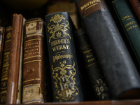 Old books in the library of Chalkida(