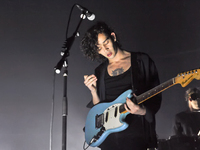 Matthew Healy performs in concert at Austin Music Hall on November 25, 2014 in Austin, Texas. (