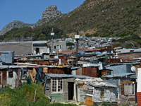 A general view of Imizamo Yethu township. Cape Town, South Africa. (
