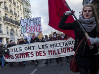 A demonstration against the unployment took place today, 2014/12/06, in Paris, France. The manifestation start at Stalingrad. (