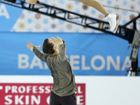 13 december-BARCELONA SPAIN: Ksenia Stolbova and Fedor Klimov in the pairs free skating final in the ISU Grand Prix in Barcelona, held at th...