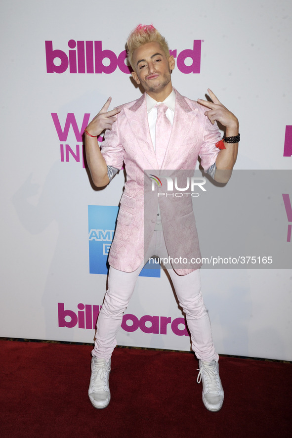 Frankie Grande attends 2014 Billboard Women In Music Luncheon at Cipriani Wall Street on December 12, 2014 in New York City.