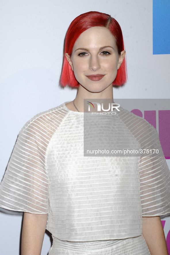 Hayley Williams attends 2014 Billboard Women In Music Luncheon at Cipriani Wall Street on December 12, 2014 in New York City.