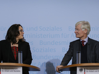 Press statement of the Labor Minister Nahles and Henning Voscherau 