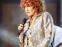 Fiorella Mannoia in concert at Lingotto Auditorium of Turin in December 19, 2014 .  (