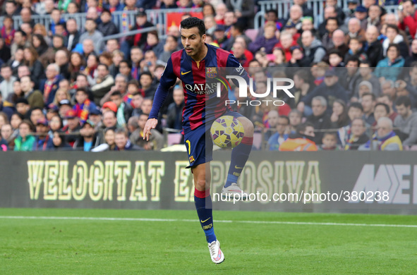 BARCELONA -20 de diciembre- SPAIN: Pedro Rodriguez in the match between FC Barcelona and Cordoba CF, for the week 16 of the spanish Liga BBV...