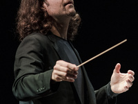 Gabriele Ciampi presents The Minimalist Evolution on December 21, 2014 in Rome. Directs his CentOrchestra, composed of 30 young musicians fr...