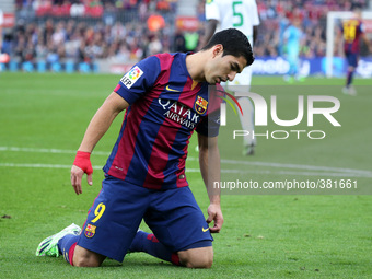 BARCELONA -20 de diciembre- SPAIN: Luis Suarez in the match between FC Barcelona and Cordoba CF, for the week 16 of the spanish Liga BBVA ma...