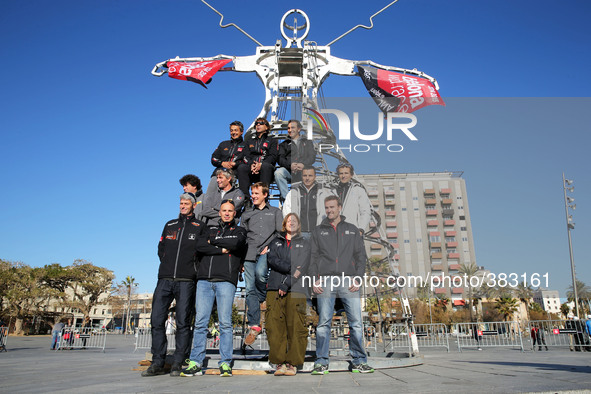 BARCELONA -22 december- SPAIN: xxxon the presentacion of the boat We Are Water that will participate in the Barcelona World Race, sponsored...