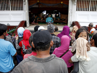 The residents shows Gamelan Kyai Guntur Madu that sounded in Pagongan Kidul in the courtyard of the mosque Kauman Kidul, Yogyakarta, Indones...
