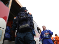  Russian SAR team arrived at pangkalan bun-kalimantan to help Indonesia with their advance technology in helping finding the victim body, bl...