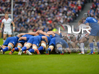 Leinster vs Ulster, during the Guinness PRO12’ match, at RDS Arena in Dublin, Ireland. 3 January 2015. Picture by: Artur Widak/NurPhoto (