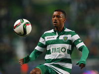 Sporting's midfielder Nani in action  during the Portuguese League  football match between Sporting CP and Estoril Praia at Jose Alvalade  S...
