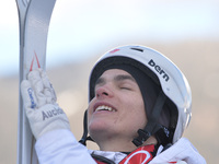 Mikael Kingsbury from Canada, takes a Gold megal in Dual Moduls Final at FIS Freestyle World SKI CHampionship 2015 in Kreischberg, Austria....