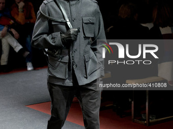 Parade menswear brand EMIDIO TUCCI within the fashion week MADRID MFSM CIRCUS PRICE held in Madrid on 27th January 2015. 
(