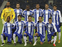 Porto's Team during the League Cup Football 2014/15 match between FC Porto and Académica at Dragão Stadium in Porto on January 28, 2015. (