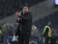 Academica's Portuguese coach Paulo Sérgio during the League Cup Football 2014/15 match between FC Porto and Académica at Dragão Stadium in P...