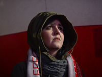 A dissapointed Polish Handball Team supporter watches the team loosing against Qatar in the last minutes of the World Championship semi-fina...