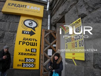 Ukraine's hryvnia plummeted 30 percent against the dollar to a new record low on February 6, 2015 after the central bank abandoned its effor...