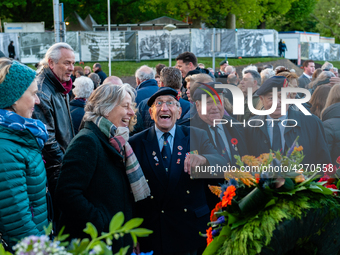 On May 4th in Nijmegen, several ceremonies remember the victims during the WWII. Mayor of Nijmegen Hubert Bruls unveiled a plaque with an ho...