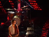 Serena Brancale attends the thirth night of 65th Festival di Sanremo 2015 at Teatro Ariston on February 12, 2015 in Sanremo, Italy. (