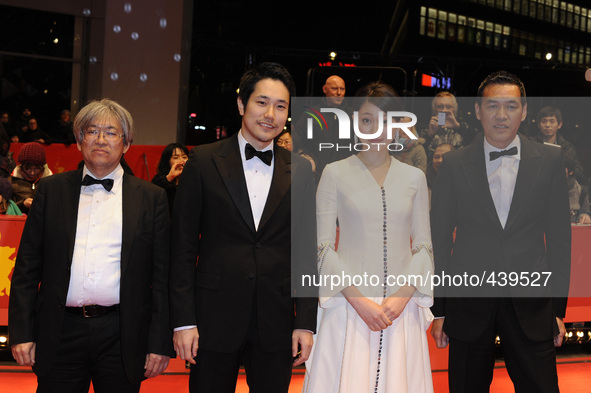  Producer Shozo Ichiyama, actor Ken'ichi Matsuyama, actress Ito Ohno and director Sabu attends the premiere for 