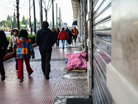 Street pictures from Athens within February 2015.
Homeless in Athens(
