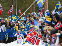 Charlotte Kalla from Sweden during Ladies 30km Mass Start Classic at FIS Nordic World Ski Championship 2015 in Falun. (