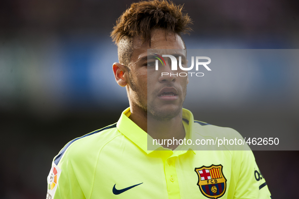 Neymar during the match between Granada CF against FC Barcelona, week 25 of La Liga  2014/15 in Nuevos los Carmenes stadium,  Granada, SPAIN...