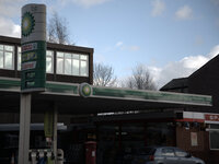 A British Petroleum (BP) petrol station in Stockport, trading in unleaded and diesel fuel, for road vehicles on Monday 2nd March 2015. BP is...