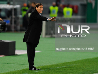 Garcia during the Serie A match between AS Roma and Juventus FC at Olympic Stadium, Italy on March 02, 2015. (