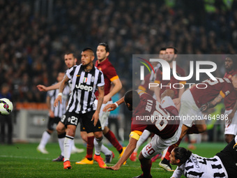 Il gol di Keita during the Serie A match between AS Roma and Juventus FC at Olympic Stadium, Italy on March 02, 2015. (