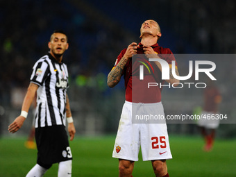 La delusione di Cholevas during the Serie A match between AS Roma and Juventus FC at Olympic Stadium, Italy on March 02, 2015. (