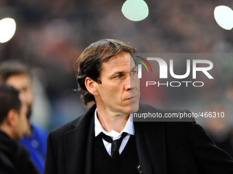 Rudi Garcia during the Serie A match between AS Roma and Juventus FC at Olympic Stadium, Italy on March 02, 2015. (