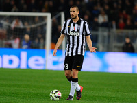 Giorgio Chiellini during the Serie A match between AS Roma and Juventus FC at Olympic Stadium, Italy on March 02, 2015. (