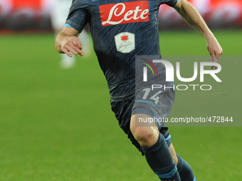 Dries Mertens of SSC Napoli during the italian Serie A football match between SSC Napoli and FC Internazionale at San Paolo Stadium on 8 Mar...