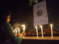 Four years ago on this day many people have been died at a climate disaster named Tsunami in Japan. To mark that day a candle-light programm...
