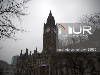 Manchester Town Hall, receiving heat energy through the civic heat network of Manchester, on Tuesday 17th March 2015. -- The civic, district...