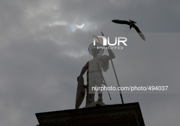 The total solar eclipse seen from Venice, Italy
Total Solar Eclipse on March 20, 2015 in Venice, Italy