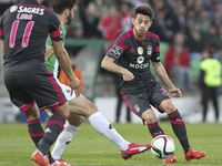 enfica's Portuguese midfielder Pizzi during the Premier League 2014/15 match between Rio Ave FC and SL Benfica, at Rio Ave Stadium in Vila d...