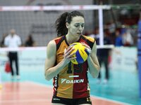 Sopot, Poland 24th, March 2015 2015 CEV Volleyball Cup - Women Final Phase - Semi-Final game between
PGE Atom Trefl Sopot and Galatasaray Da...