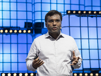 Rohit Prasad (Amazon) during day 2 of the Web Summit 2019 in Lisbon, Portugal on November 5, 2019. (